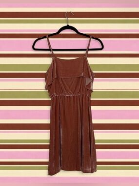 Alice + Olivia Velvet Spaghetti Strap Dress - Size 0